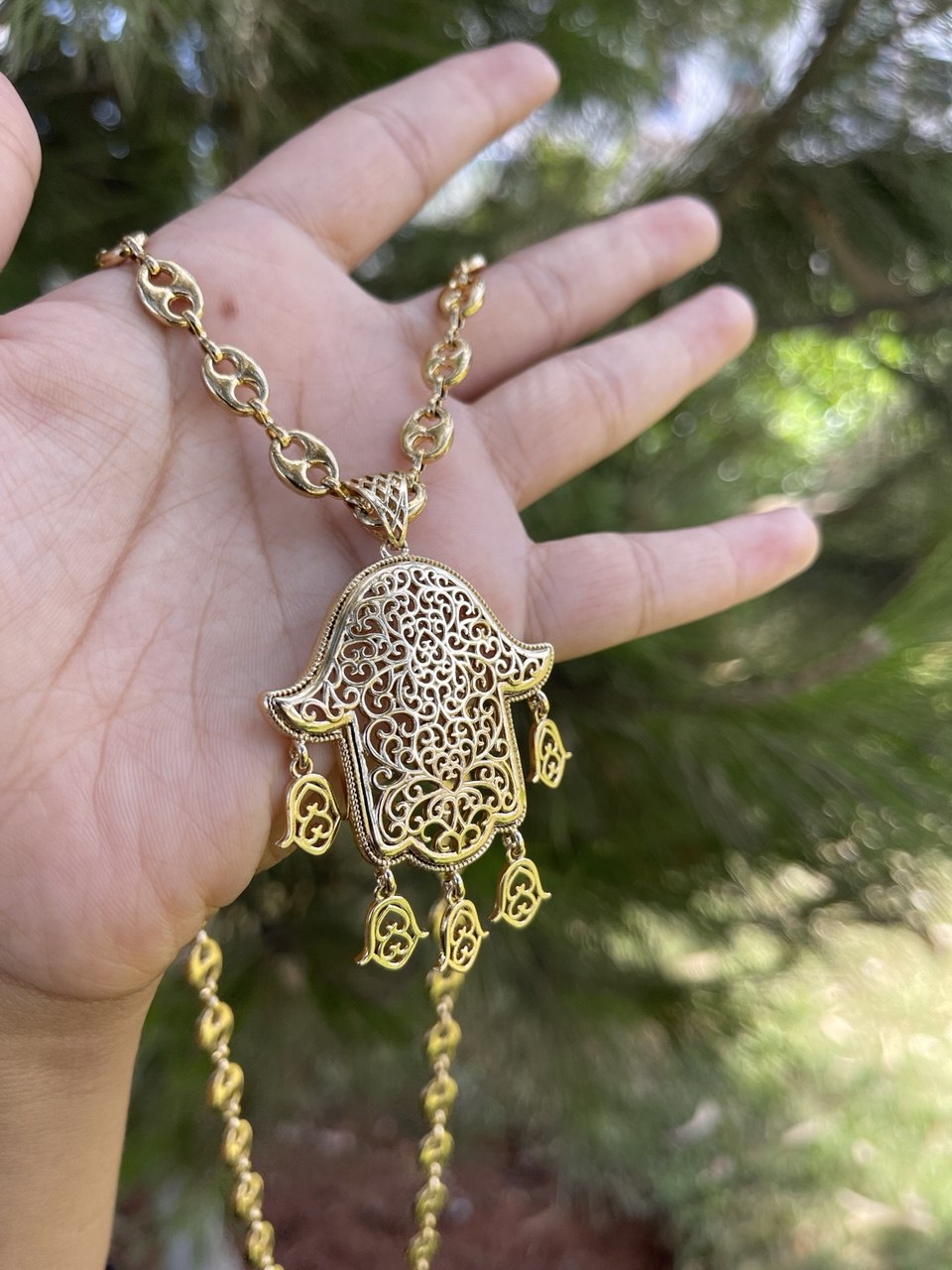 💝 سلسلة كافيا و تعليقة همّاوية بأحسن جودة متفرقيش بينها و بين الدهب 💝